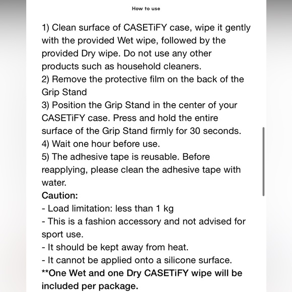 Hello Kitty Casetify Grip Stand - Picture 4 of 5